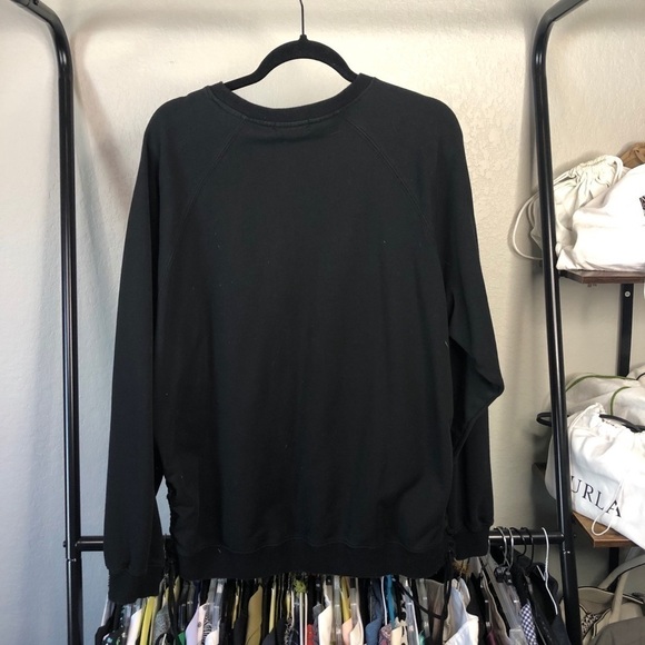 CURRENT Mood America Forever Black Oversized Sweatshirt - Picture 4 of 5